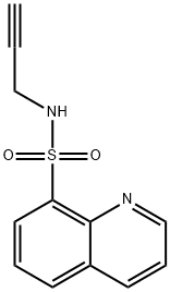 Quinoline-8-sulfonic acid prop-2-ynylamide Structural