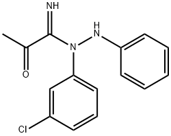 N-(3-chlorophenyl)-2-oxo-N'-phenylpropanehydrazonamide Structural