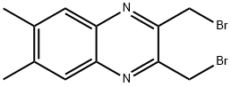Quinoxaline, 2,3-bis(bromomethyl)-6,7-dimethyl- Structural