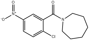 azepan-1-yl(2-chloro-5-nitrophenyl)methanone Structural