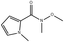 N-methoxy-N,1-dimethyl-1H-pyrrole-2-carboxamide Structural