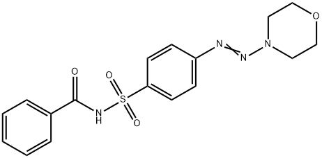 N-({4-[(E)-morpholin-4-yldiazenyl]phenyl}sulfonyl)benzamide Structural