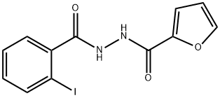 N'-[(2-iodophenyl)carbonyl]furan-2-carbohydrazide Structural