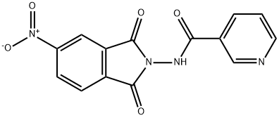 N-(5-nitro-1,3-dioxo-1,3-dihydro-2H-isoindol-2-yl)pyridine-3-carboxamide Structural