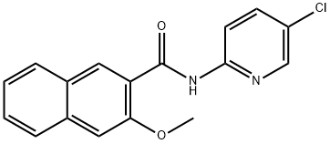 N-(5-chloropyridin-2-yl)-3-methoxynaphthalene-2-carboxamide Structural