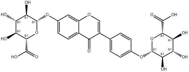 Daidzein Diglucuronide Structural