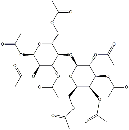 Lactose octaacetate Structural