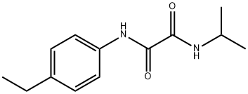 N-(4-ethylphenyl)-N'-(propan-2-yl)ethanediamide Structural