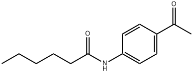 Hexanoic acid (4-acetyl-phenyl)-amide Structural