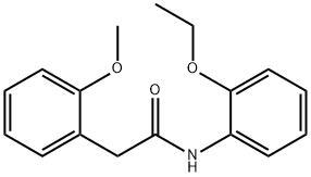 N-(2-ethoxyphenyl)-2-(2-methoxyphenyl)acetamide Structural