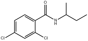 N-(sec-butyl)-2,4-dichlorobenzamide Structural
