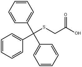 Acetic acid, [(triphenylmethyl)thio]- Structural