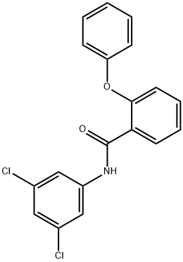 N-(3,5-dichlorophenyl)-2-phenoxybenzamide Structural
