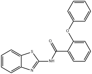 N-(benzo[d]thiazol-2-yl)-2-phenoxybenzamide Structural