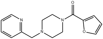 furan-2-yl[4-(pyridin-2-ylmethyl)piperazin-1-yl]methanone Structural
