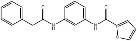 N-{3-[(phenylacetyl)amino]phenyl}furan-2-carboxamide Structural