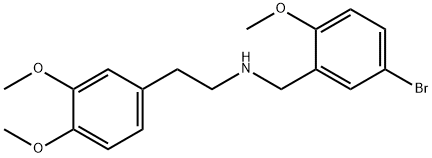 N-(5-bromo-2-methoxybenzyl)-2-(3,4-dimethoxyphenyl)ethanamine Structural