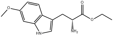 D-Tryptophan, 6-methoxy-, ethyl ester Structural