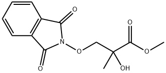 Methyl 3-((1,3-Dioxoisoindolin-2-Yl)Oxy)-2-Hydroxy-2-Methylpropanoate Structural