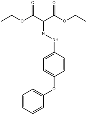 diethyl [(4-phenoxyphenyl)hydrazono]malonate Structural