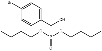dibutyl ((4-bromophenyl)(hydroxy)methyl)phosphonate Structural