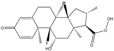 (8S,9R,10S,11S,13S,14S,16S,17R)-9-fluoro-11,17-dihydroxy-10,13,16-trimethyl-3-oxo-6,7,8,9,10,11,12,13,14,15,16,17-dodecahydro-3H-cyclopenta[a]phenanthrene-17-carboxylic acid