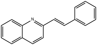 Quinoline,2-[(1E)-2-phenylethenyl]- Structural