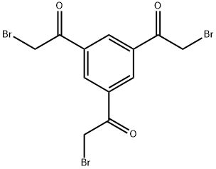 Ethanone, 1,1',1''-(1,3,5-benzenetriyl)tris[2-bromo- Structural