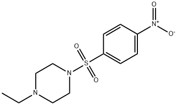 Piperazine, 1-ethyl-4-[(4-nitrophenyl)sulfonyl]- Structural