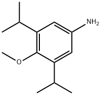 Benzenamine, 4-methoxy-3,5-bis(1-methylethyl)- Structural
