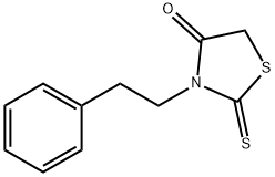 Rhodanine, 3-phenethyl- Structural