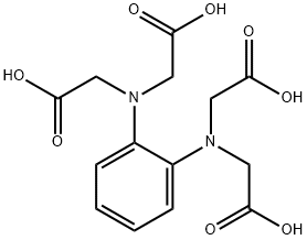 Glycine, N,N'-1,2-phenylenebis[N-(carboxymethyl)- Structural