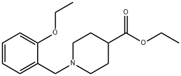 ethyl 1-(2-ethoxybenzyl)piperidine-4-carboxylate Structural
