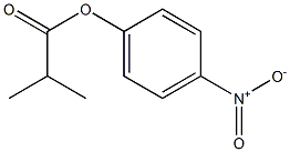 Propanoic acid, 2-methyl-, 4-nitrophenyl ester Structural