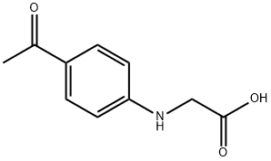 Glycine, N-(4-acetylphenyl)- Structural