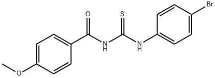 N-[(4-bromophenyl)carbamothioyl]-4-methoxybenzamide Structural