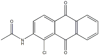 Acetamide, N-(1-chloro-9,10-dihydro-9,10-dioxo-2-anthracenyl)- Structural