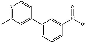 Pyridine, 2-methyl-4-(3-nitrophenyl)- Structural