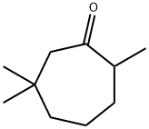 Cycloheptanone, 2,6,6-trimethyl- Structural