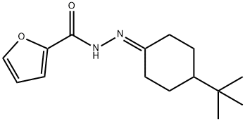 N'-(4-tert-butylcyclohexylidene)furan-2-carbohydrazide Structural