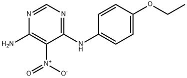 N4-(4-ethoxyphenyl)-5-nitropyrimidine-4,6-diamine Structural