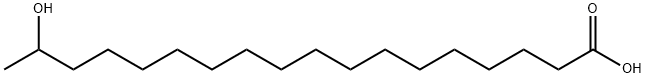Octadecanoic acid, 17-hydroxy- Structural