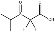 Difluoro-(propane-2-sulfinyl)-acetic acid Structural