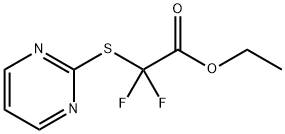 Difluoro-(pyrimidin-2-ylsulfanyl)-acetic acid ethyl ester Structural