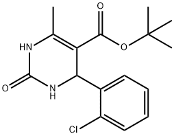 tert-butyl 4-(2-chlorophenyl)-6-methyl-2-oxo-3,4-dihydro-1H-pyrimidine-5-carboxylate Structural