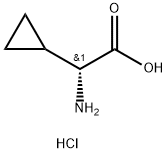 R-2-Cyclopropylglycine hydrochloride Structural