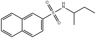 N-(butan-2-yl)naphthalene-2-sulfonamide Structural