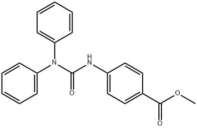 methyl 4-(3,3-diphenylureido)benzoate Structural