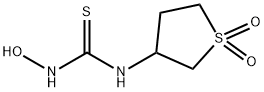 N-(1,1-dioxidotetrahydro-3-thienyl)-N-hydroxythiourea Structural