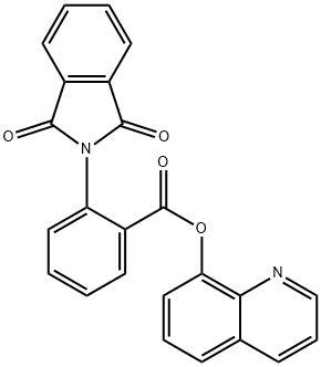 quinolin-8-yl 2-(1,3-dioxo-1,3-dihydro-2H-isoindol-2-yl)benzoate Structural